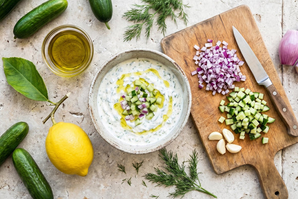 Zaziki Saucen Rezept - der cremig-frische Klassiker