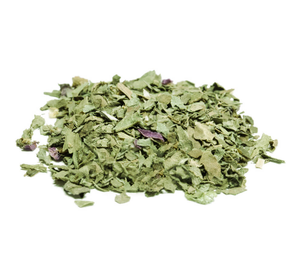Ein kleiner Haufen loses Gewürz von Basilikum gerebelt von STAY SPICED! bei Chefkoch-Gewürze