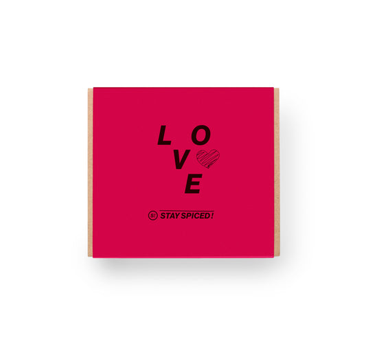 Love Gewürzbox Geschenkset für 3 oder 4 Gewürze von Chefkoch-Gewürze (geschlossene Ansicht)