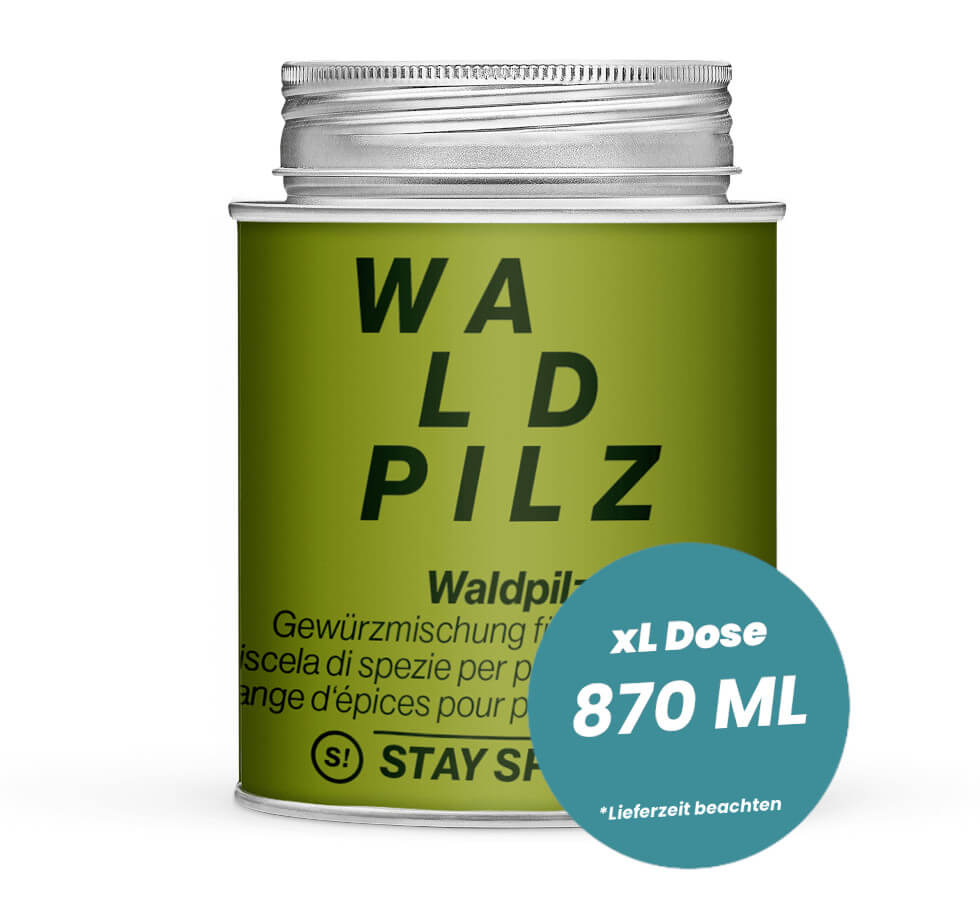Waldpilz Gewürzmischung in der grossen XL-Dose (870ml) von STAY SPICED