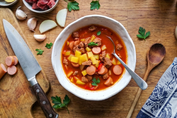 Gulasch Suppe nach Grossmutter's Rezept