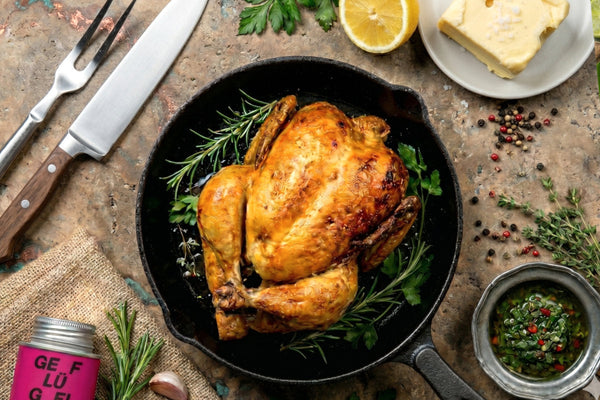 Knuspriges & saftiges Poulet aus dem Ofen