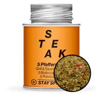 5 Pfeffersteak - Grill & Saucengewürz