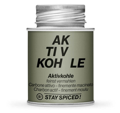 Graue Gewürzdose mit Aktivkohle, Lebensmittelecht von STAY SPICED! bei Chefkoch-Gewürze