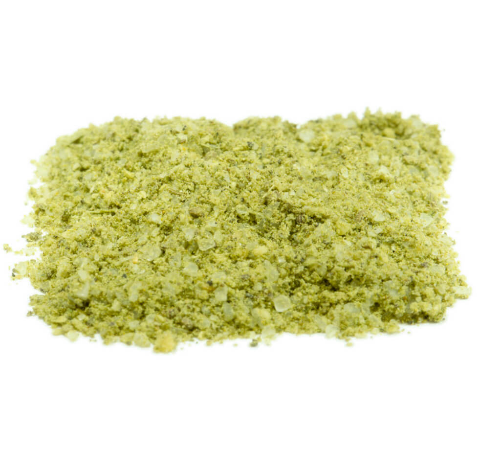 Alpenkräuter Gewürzsalz als loses Gewürz - ideal für cremiges Pilz-Risotto