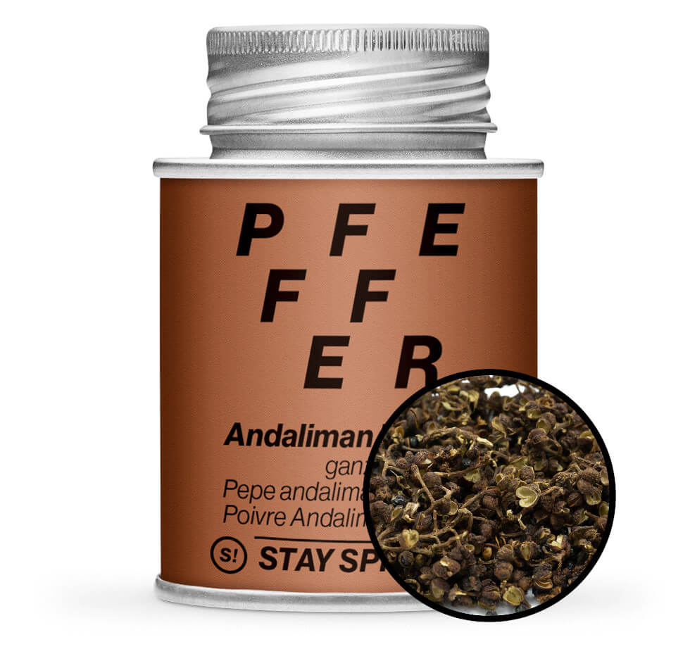 Andaliman Pfeffer ganz - Braun Gewürzdose von STAY SPICED! bei Chefkoch-Gewürze