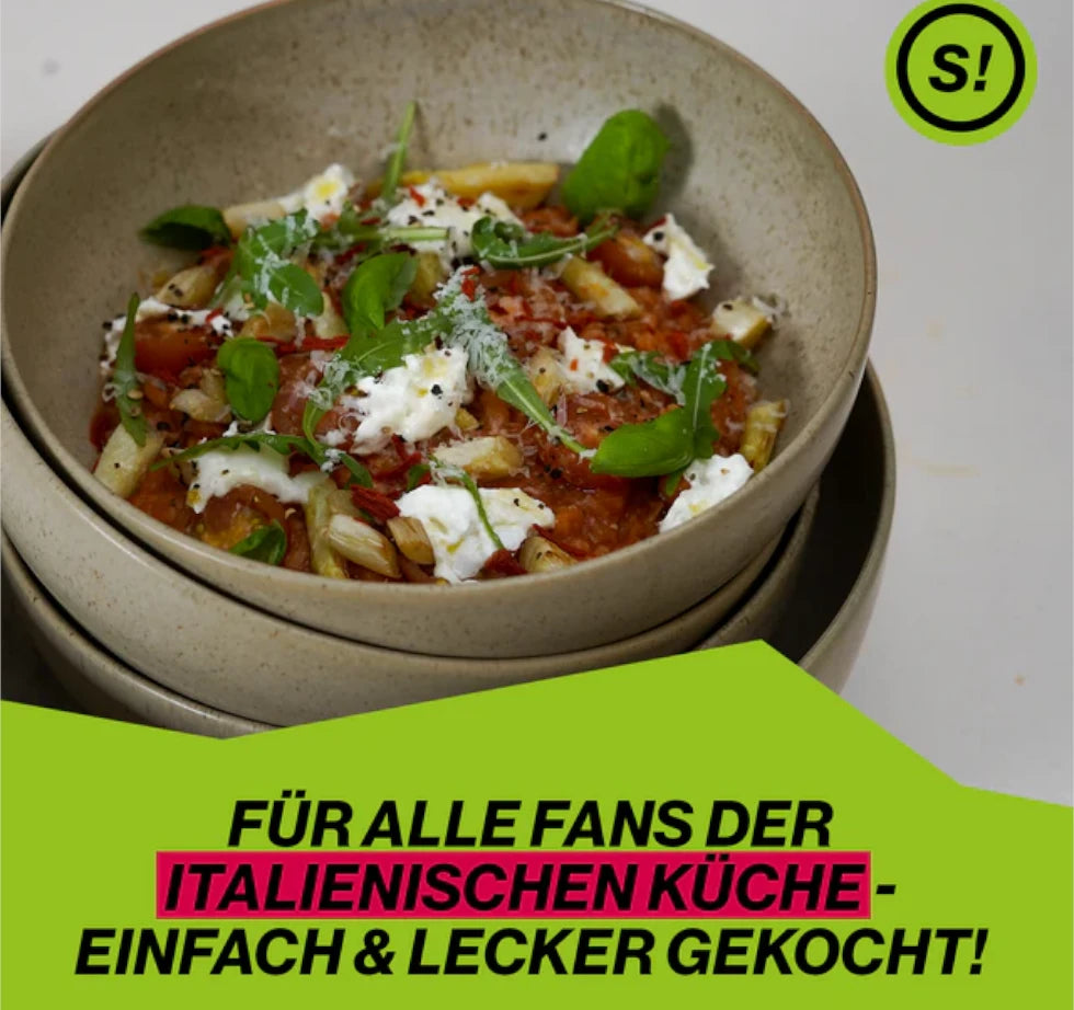 Ein köstliches Pasta Gericht als Inspiration für alle Fans der italienischen Küche mit dem STAY SPICED ! Pizza und Pasta Set