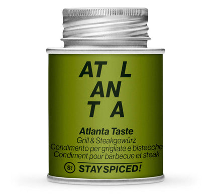 Atlanta Taste, Grill & Steakgewürz - Geschlossene grüne Gewürzdose von STAY SPICED