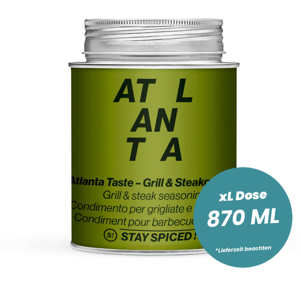 Atlanta Taste, Grill & Steakgewürz in der grossen XL-Dose (870ml) von STAY SPICED