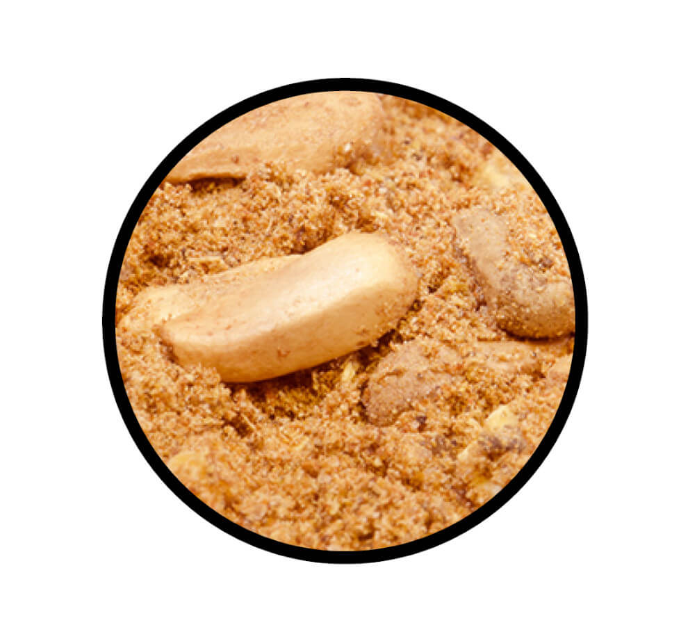 Baba Ghanoush - orientalische Mischung - Detaillierte Nahaufnahme der Textur / Struktur