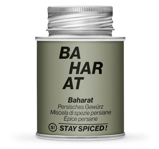 Baharat persische Gewürzmischung - Geschlossene graue Gewürzdose von STAY SPICED!