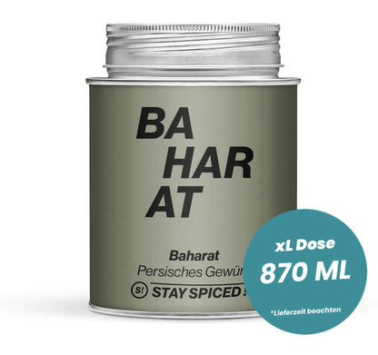 Baharat persische Gewürzmischung in der grossen XL-Dose (870ml) von STAY SPICED!