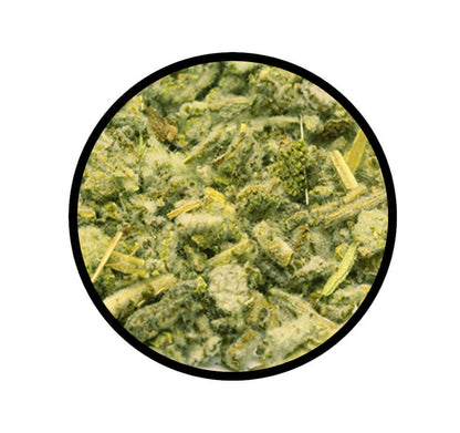 Nahaufnahme der Blattstruktur von Beifuss geschnitten - original Thüringer von STAY SPICED! bei Chefkoch-Gewürze