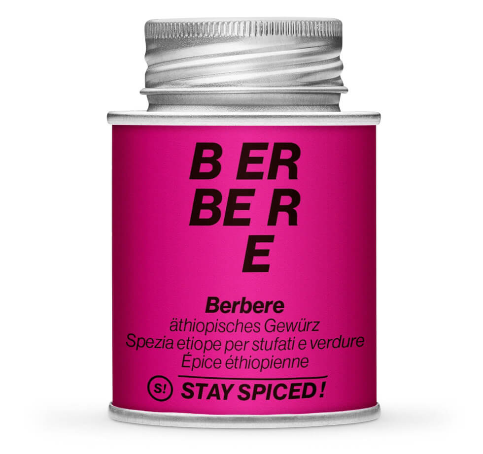 Berbere - Geschlossene pinke Gewürzdose von STAY SPICED