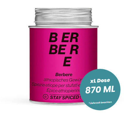 Berbere in der grossen XL-Dose (870ml) von STAY SPICED