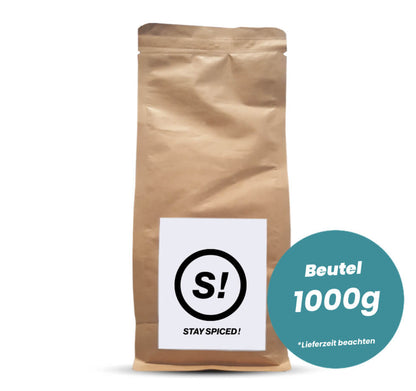 Grosser brauner Beutel mit Bockshornkleesamen gemahlen von STAY SPICED! bei Chefkoch-Gewürze