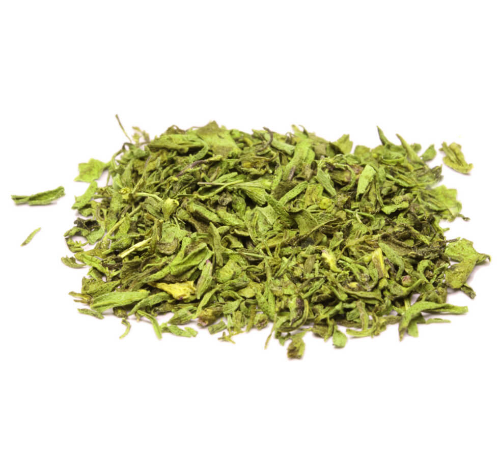 Ein kleiner Haufen loses Gewürz von Bohnenkraut geschnitten - original Thüringer von STAY SPICED! bei Chefkoch-Gewürze