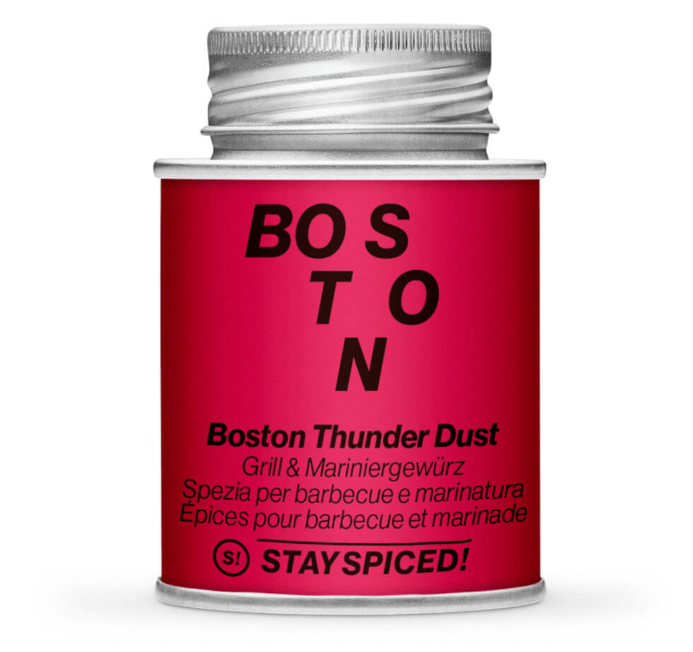 Boston Thunder Dust - Geschlossene pinke Gewürzdose von STAY SPICED