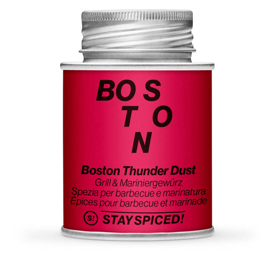 Boston Thunder Dust - Geschlossene pinke Gewürzdose von STAY SPICED