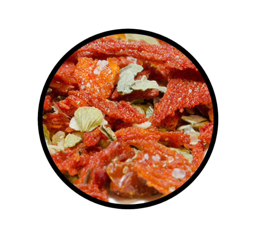 Bruschetta Toscana - Detaillierte Nahaufnahme der Textur / Struktur