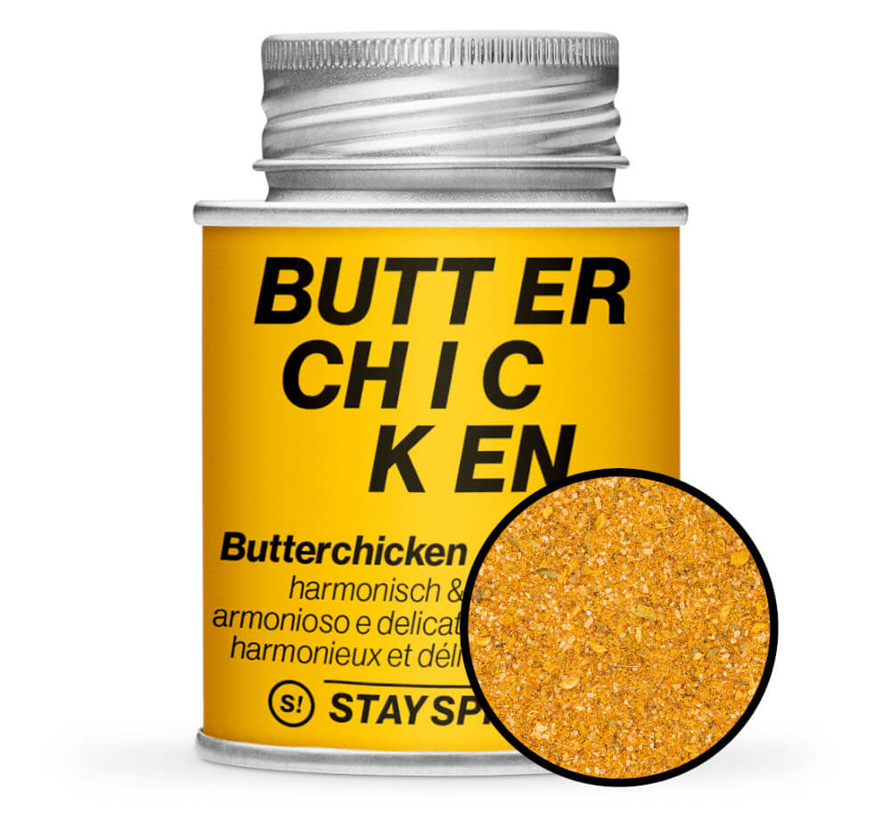 Butter Chicken Gewürz - Gelb Gewürzdose von STAY SPICED! bei Chefkoch-Gewürze