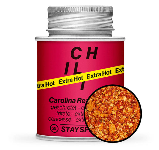 Carolina Reaper Chili geschrotet - Rot Gewürzdose von STAY SPICED ! bei Chefkoch-Gewürze