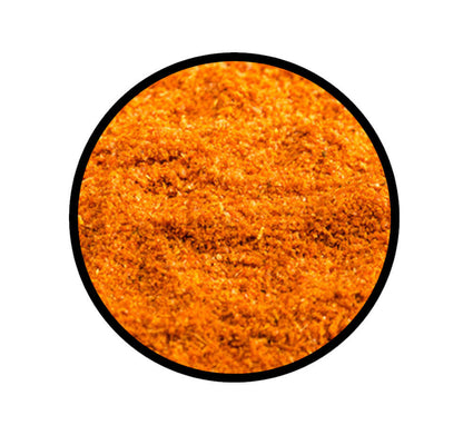 Cayenne Chili rot gemahlen - Detaillierte Nahaufnahme der Textur / Struktur