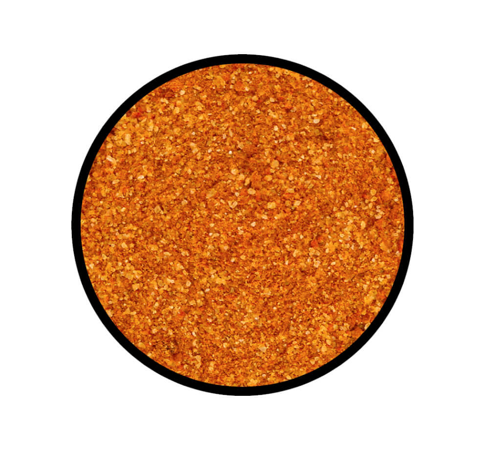 Chili-Salz extra scharf - Detaillierte Nahaufnahme der Textur / Struktur