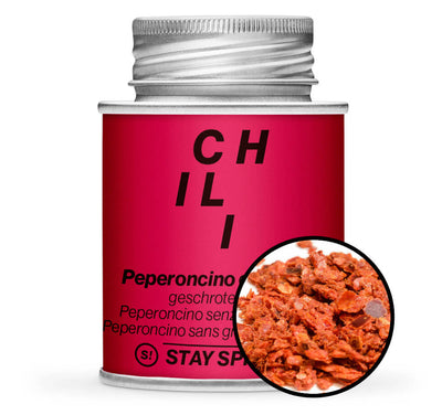 Chili - Peperoncino rot mild geschrotet ohne Saat