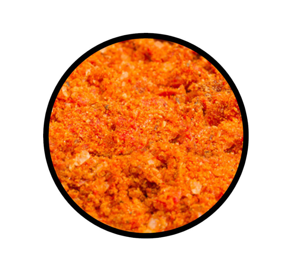 Chilibutter - Dip & Streugewürz - Detaillierte Nahaufnahme der Textur / Struktur
