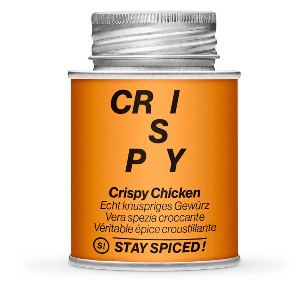 Crispy Chicken - Geschlossene orange Gewürzdose von STAY SPICED