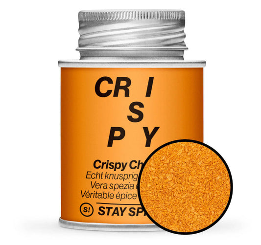 Crispy Chicken - Orange Gewürzdose mit kleiner runder Gewürz-Vorschau von STAY SPICED ! bei Chefkoch-Gewürze