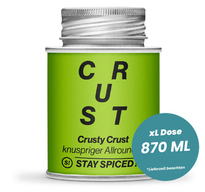 Crusty Crust Allrounder in der grossen XL-Dose (870ml) von STAY SPICED!
