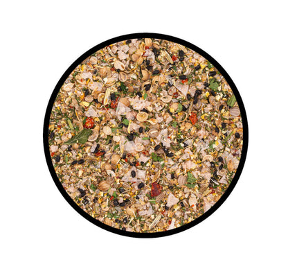 Crusty Nashville Veggie & Fischgewürz - Detaillierte Nahaufnahme der Textur / Struktur
