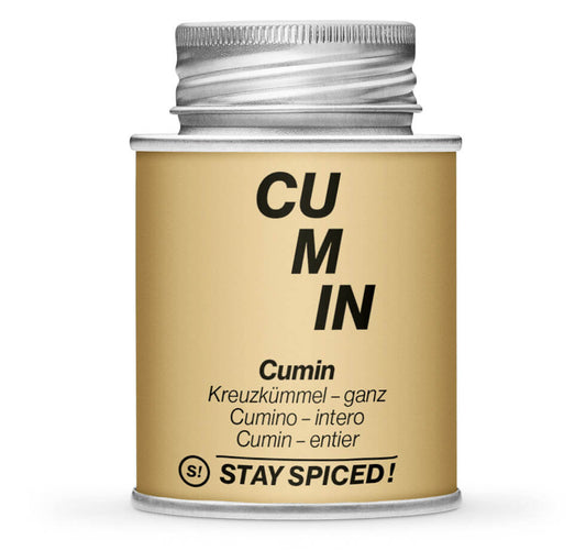 Hellbraune Gewürzdose mit Cumin - Kreuzkümmel - ganz von STAY SPICED! bei Chefkoch-Gewürze