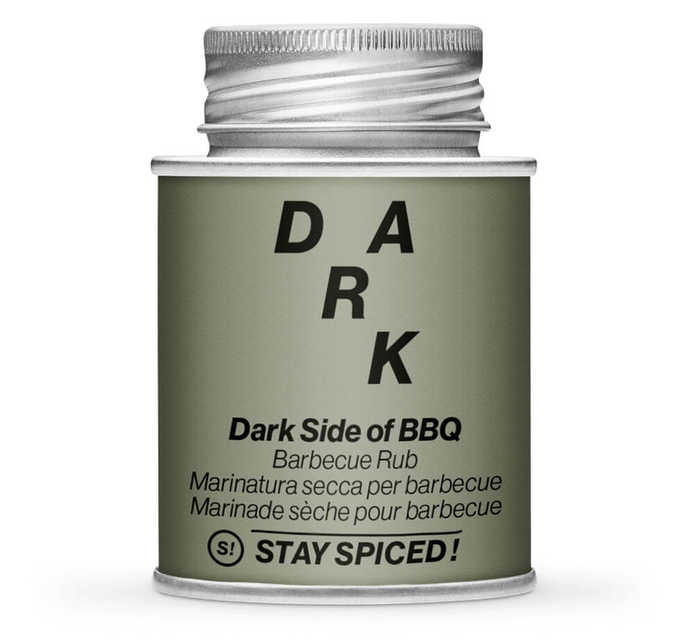 Dark Side of BBQ - Geschlossene graue Gewürzdose von STAY SPICED