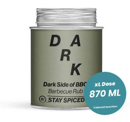 Dark Side of BBQ in der grossen XL-Dose (870ml) von STAY SPICED!