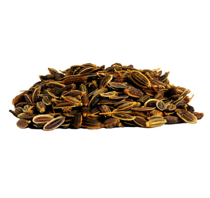 Ein kleiner Haufen ganzer Samen von Dillsaat - Gurkenkümmel von STAY SPICED! bei Chefkoch-Gewürze