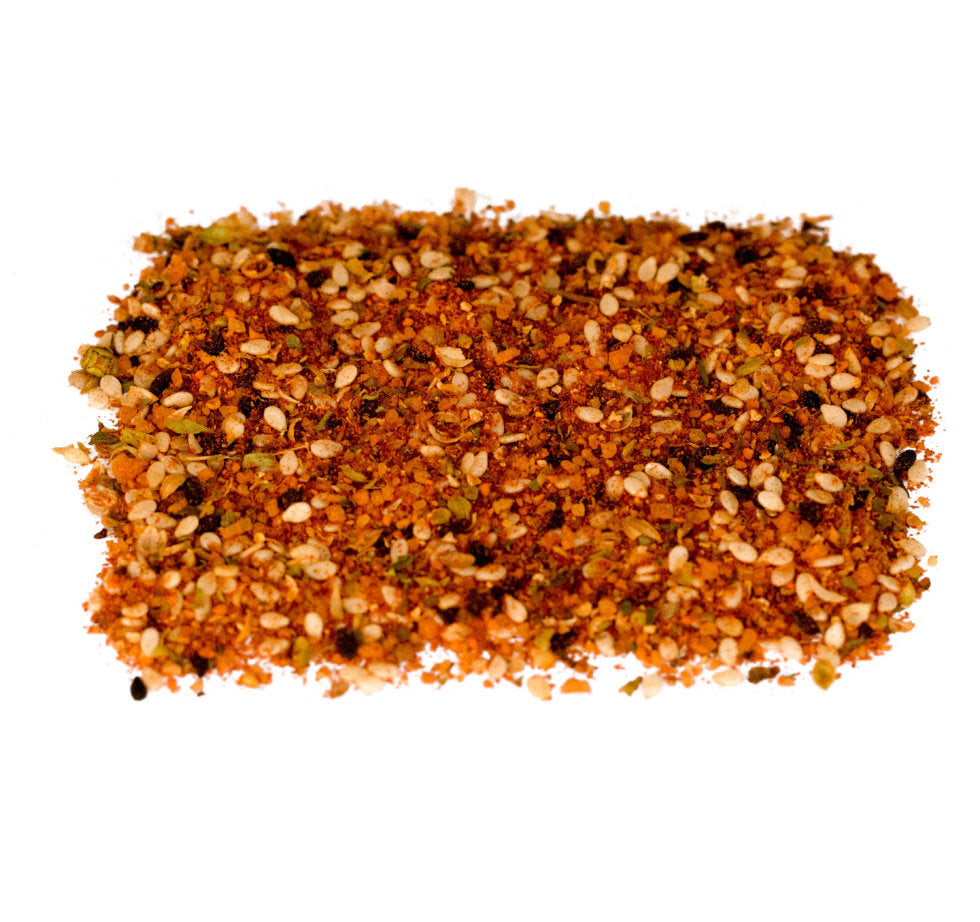 Dukkah - orientalische Gewürzmischung als loses Gewürz - ideal als herzhaftes Topping für Avocados