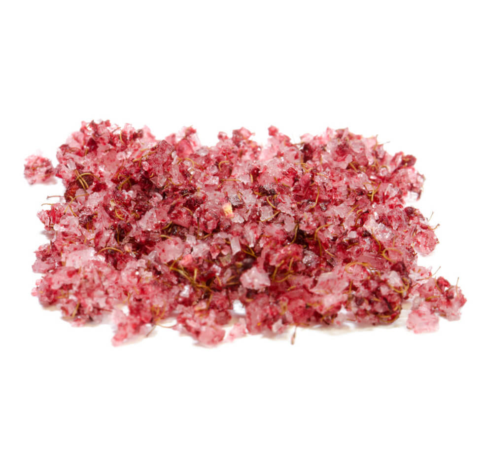 Fleur de Sel Himbeer als loses Gewürz - ideal für aussergewöhnliche Dessert-Variationen