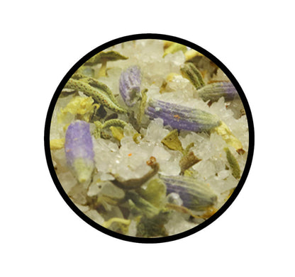 Fleur de Sel Mediterran - Detaillierte Nahaufnahme der Textur / Struktur