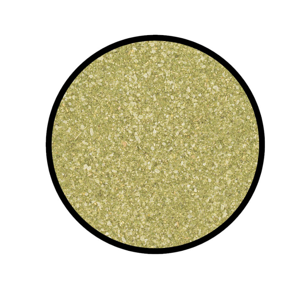 BIO Fresh Garden Gewürzmischung - Detaillierte Nahaufnahme der Textur