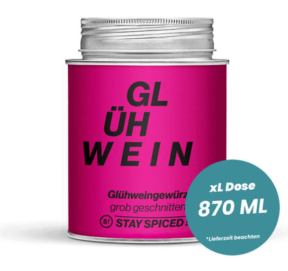 Glühweingewürz in der grossen XL-Dose (870ml) von STAY SPICED!