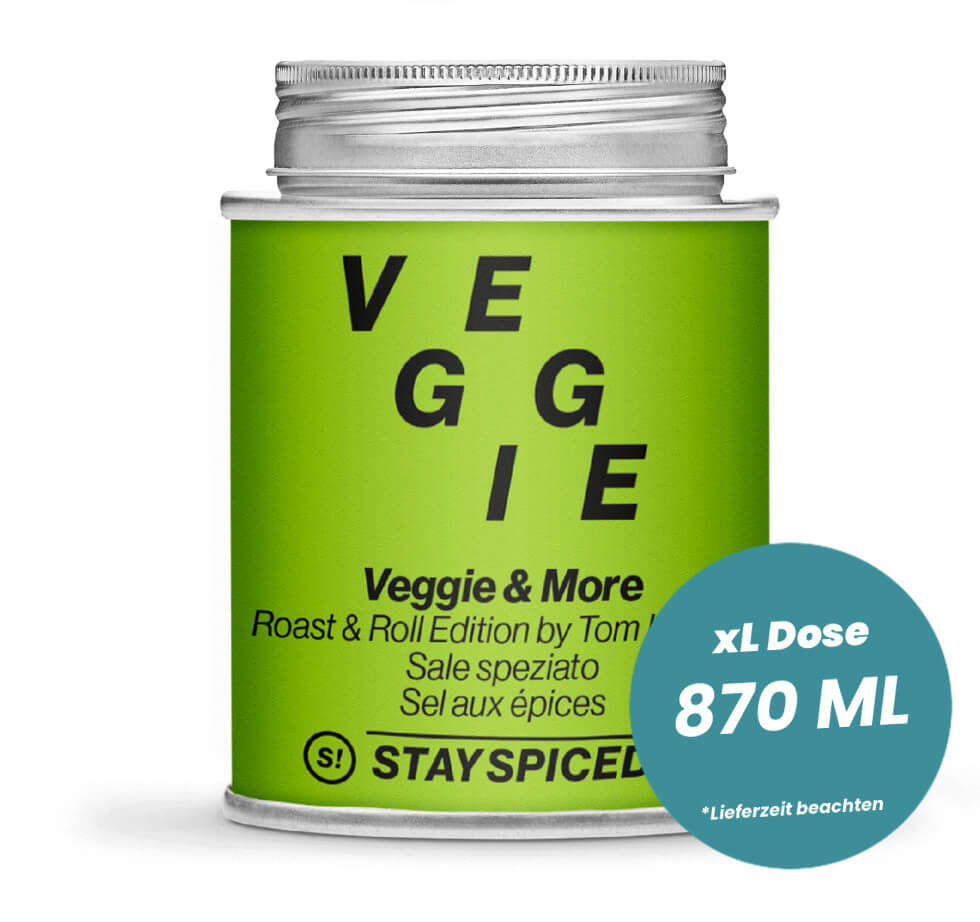 Green Vegan Gewürzsalz in der grossen XL-Dose (870ml) von STAY SPICED!