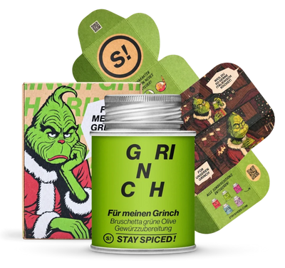 Sonderedition GRINCH, Bruschetta grüne Olive
