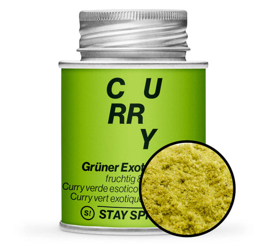 Grüner Exotic Curry fruchtige Mischung - Grün Gewürzdose von STAY SPICED ! bei Chefkoch-Gewürze