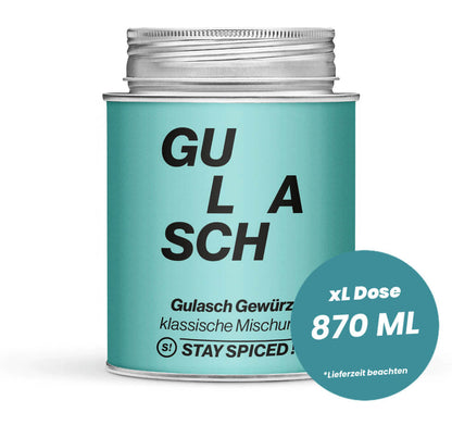 Gulasch Gewürz in der grossen XL-Dose (870ml) von STAY SPICED