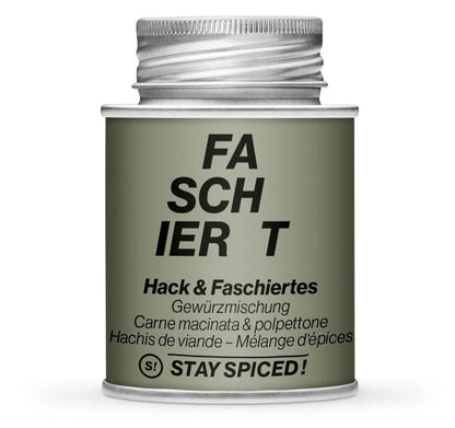 Hackfleisch & Faschiertes Gewürz - Geschlossene graue Gewürzdose von STAY SPICED