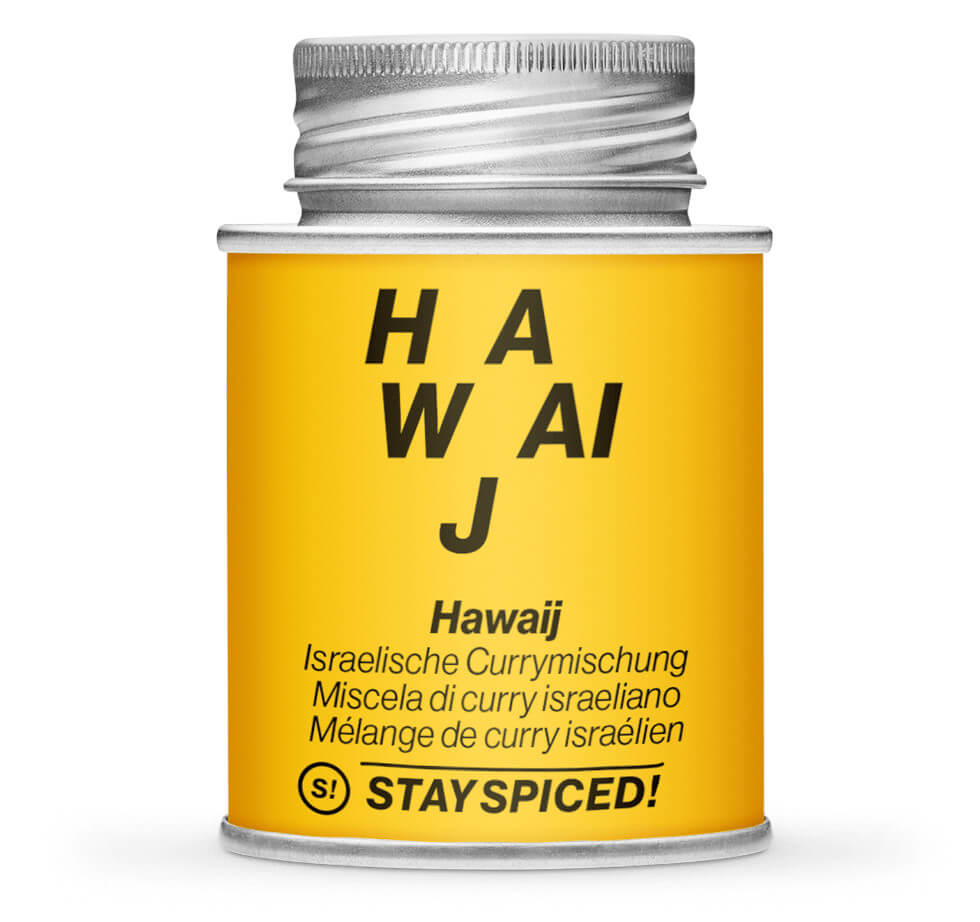Hawaij - Geschlossene gelbe Gewürzdose von STAY SPICED
