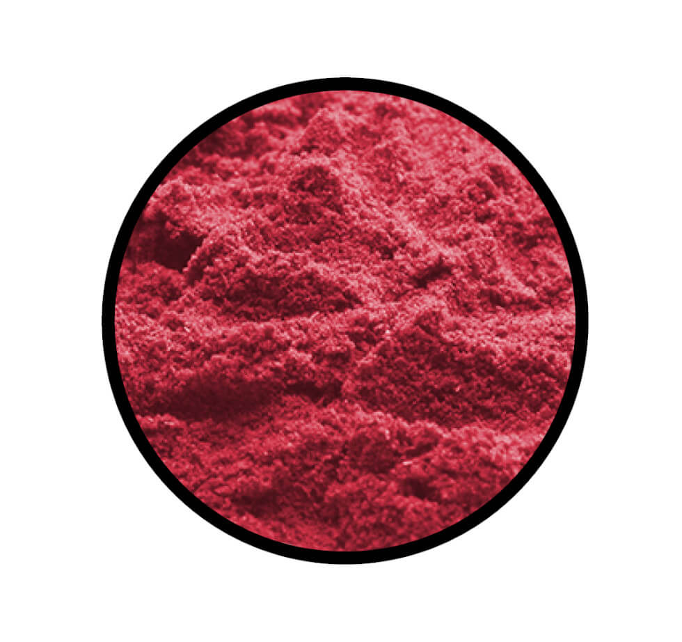 Hibiskus gemahlen - Detaillierte Nahaufnahme der Textur / Struktur